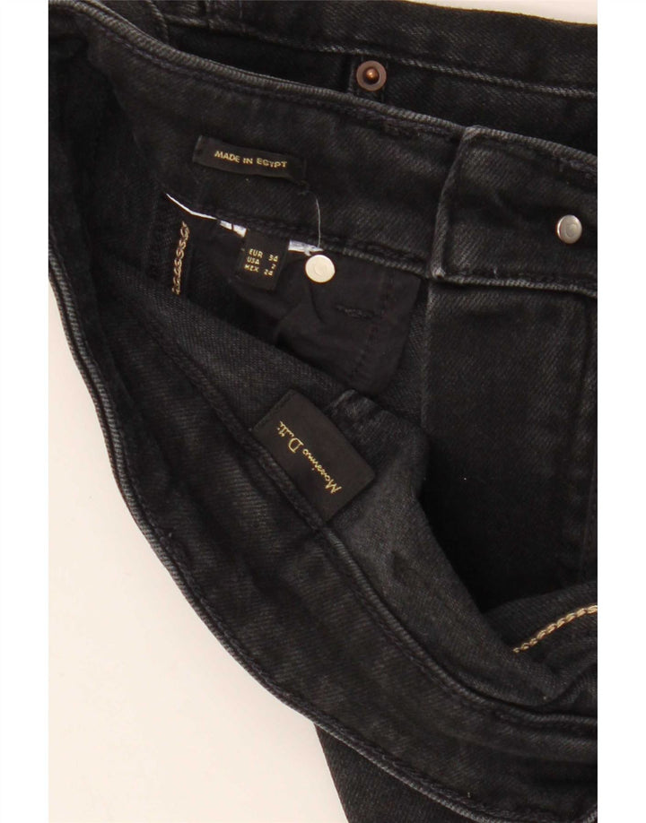 Massimo Dutti Dame Slim Jeans EU 34 2XS W24 L28 Sort