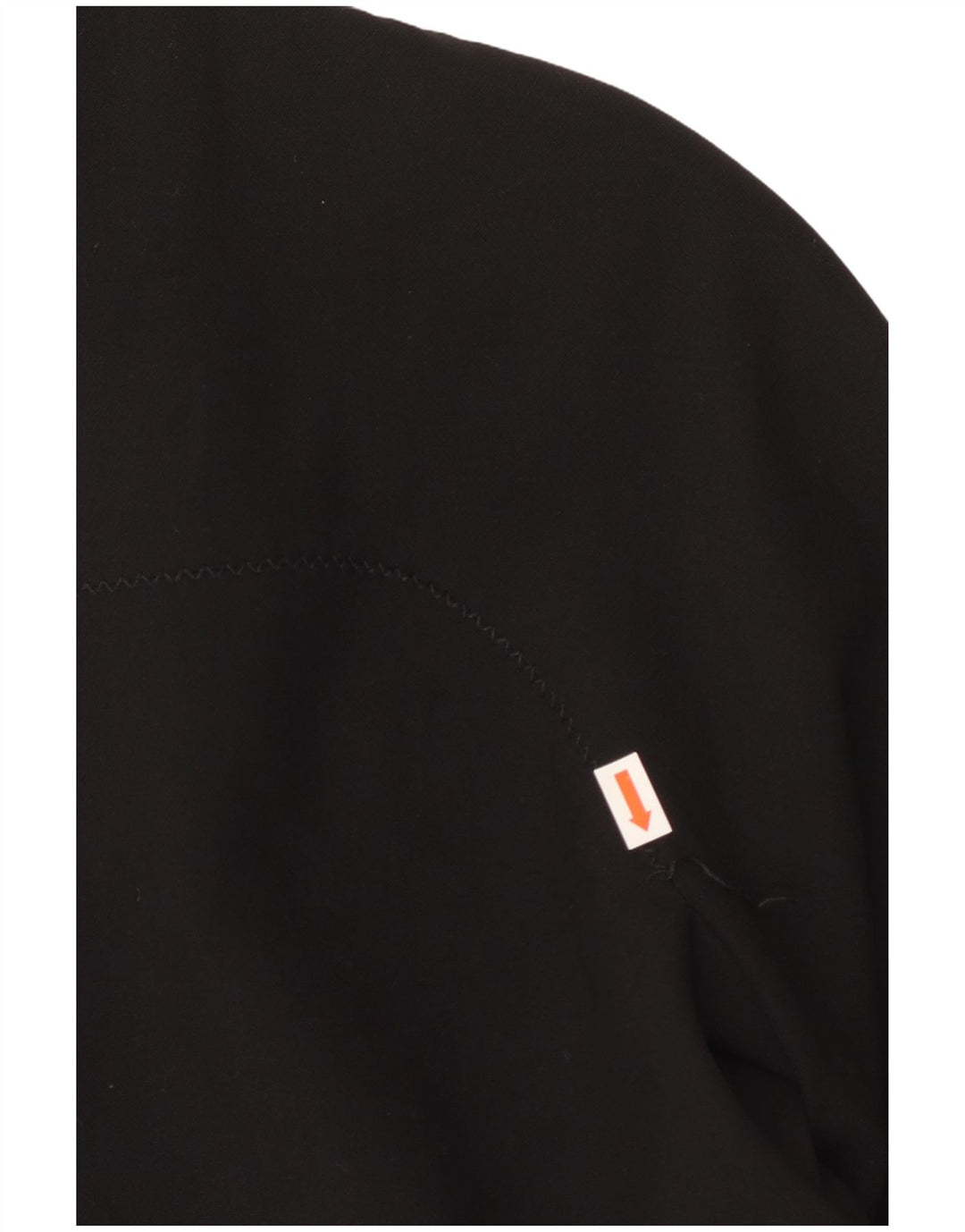 VINTAGE Dame Blazer Jacket UK 10 Small Black Polyester