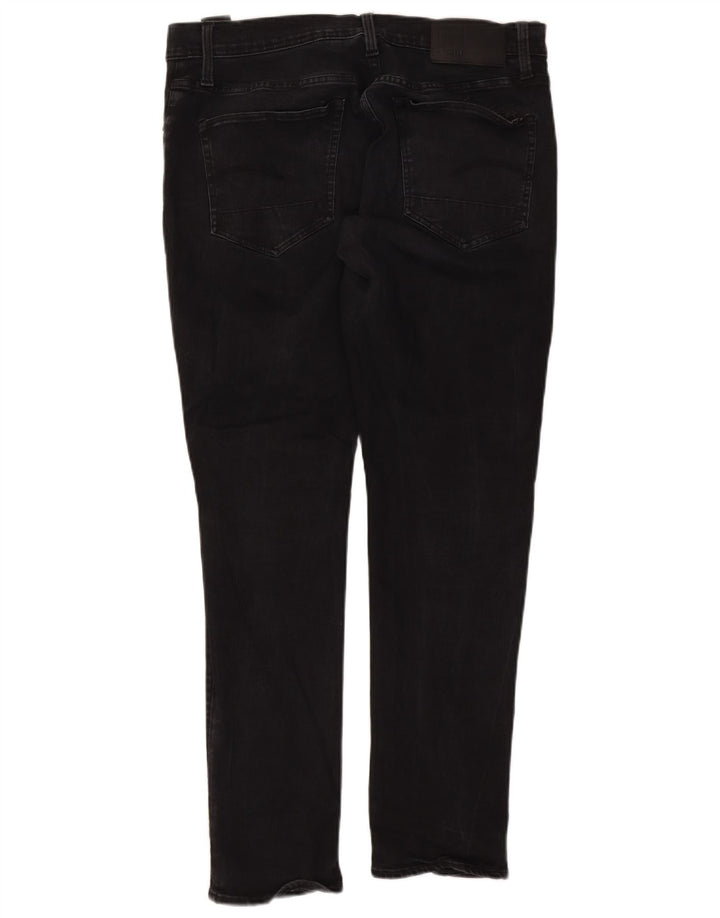 G-Star Herre 3301 Slim Jeans W36 L32 Sort Bomuld