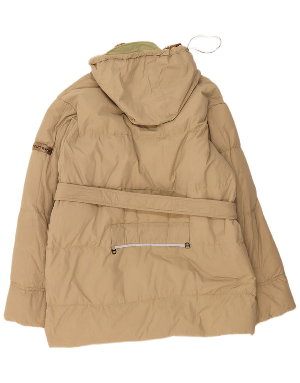 PEUTEREY Herre hættepolstret jakke UK 42 XL Beige