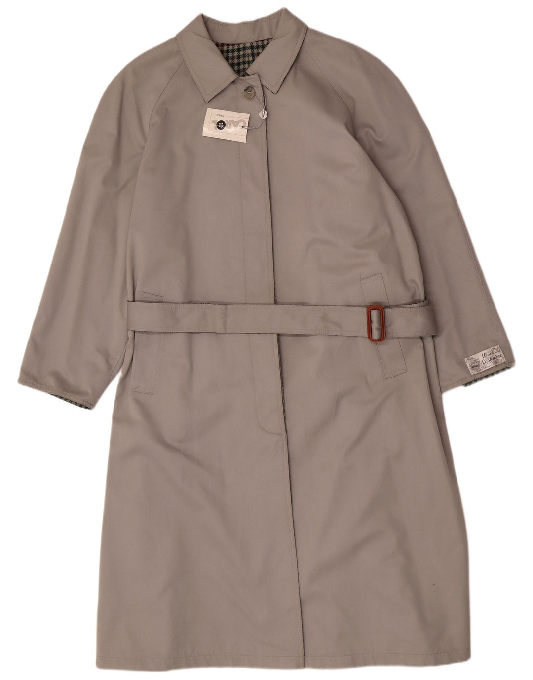 Carol Womens Vendbar Overfrakke IT 48 XL Grå Polyester