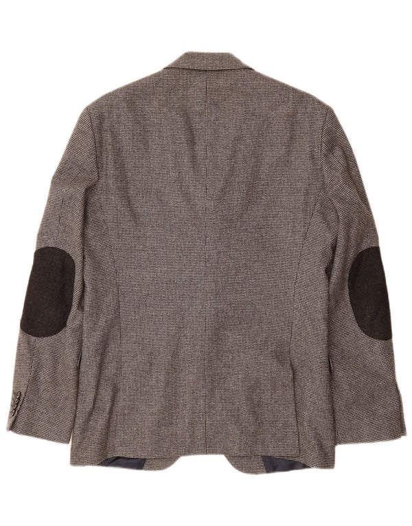 TOMMY HILFIGER Skræddersyet blazerjakke til mænd IT 48 Medium Grey Houndstooth