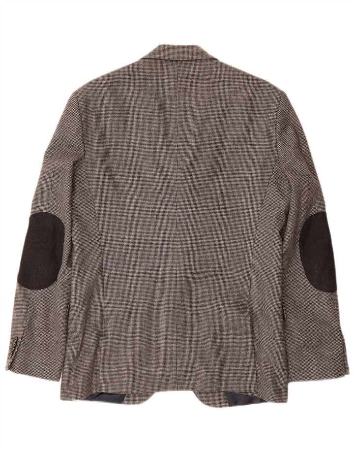 TOMMY HILFIGER Skræddersyet blazerjakke til mænd IT 48 Medium Grey Houndstooth
