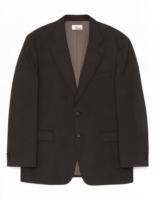 Marks & Spencer Mens 2 Button Blazer Jacket UK 44 XL Grey New Wool