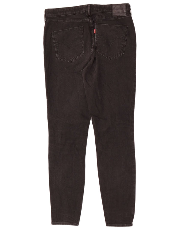 Levi's Mens 721 High Rise Skinny Jeans W31 L32 Black Cotton