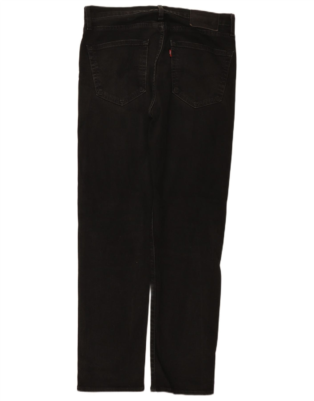 Levi's Herre 502 tilspidsede jeans W32 L32 sort bomuld