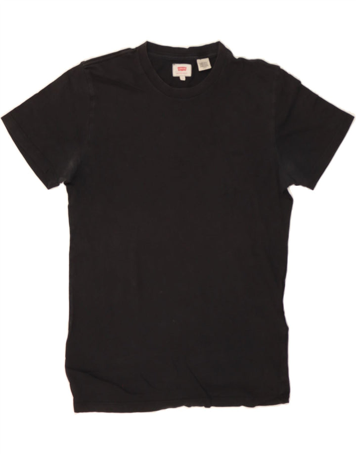 LEVI'S Mens T-Shirt Top Small Black Cotton Vintage Levi's and Second-Hand Levi's from Messina Hembry 