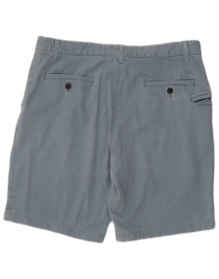DOCKERS Herre Cargo Shorts W36 Large Blue Cotton