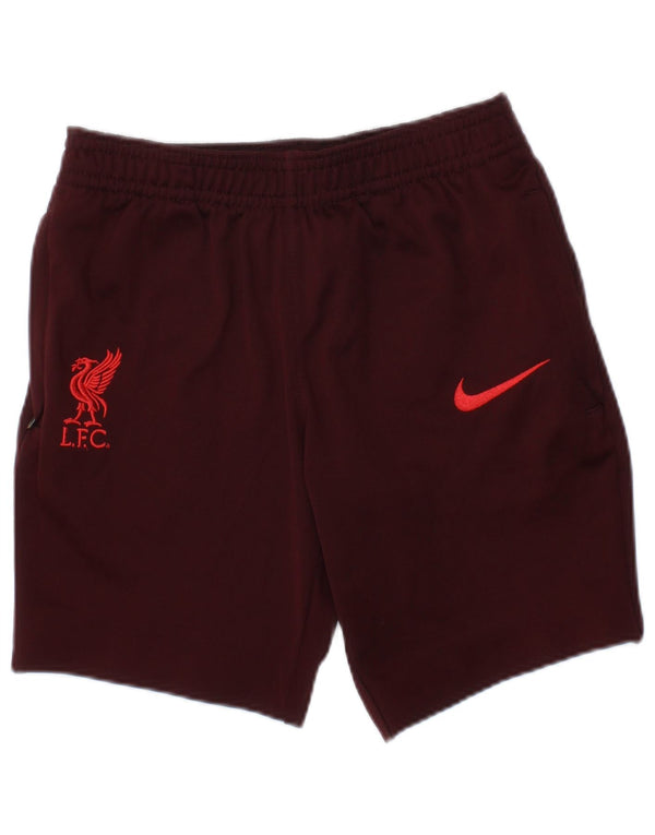 NIKE Boys Liverpool Sportsshorts 8-9 år Small Bourgogne Polyester