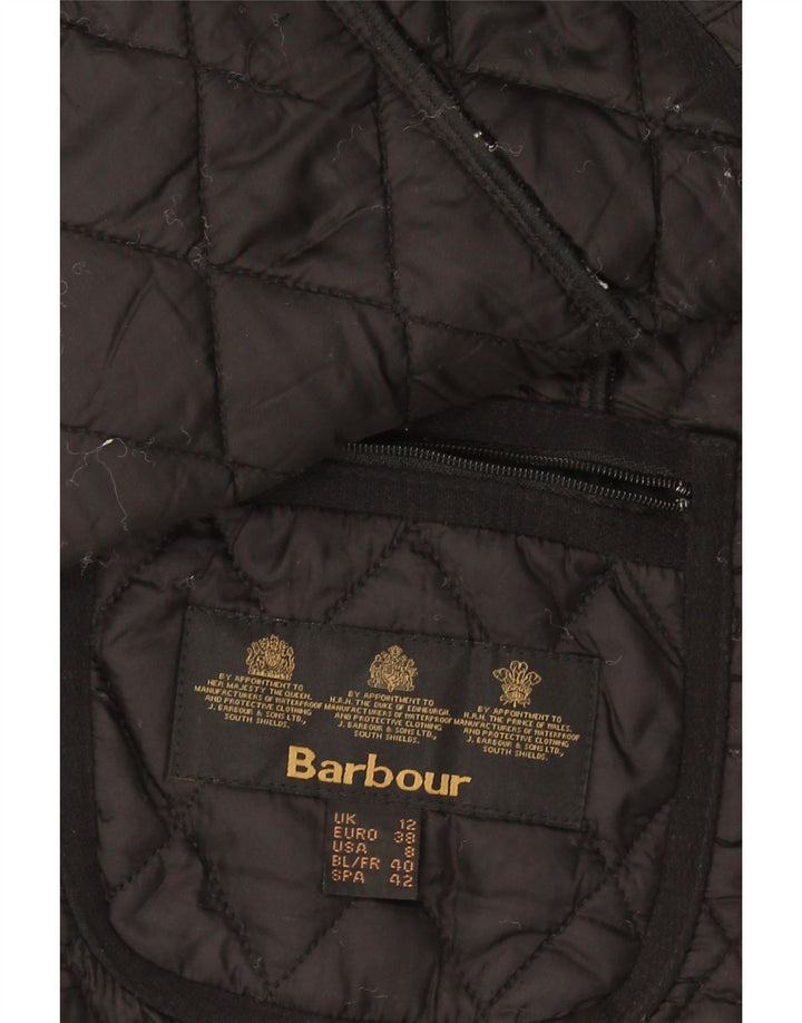 Barbour Dame Quiltet Gilet UK 12 Medium Sort