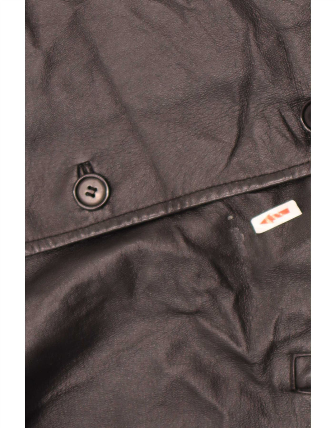 Vintage Læderjakke til mænd IT 46 Small Black