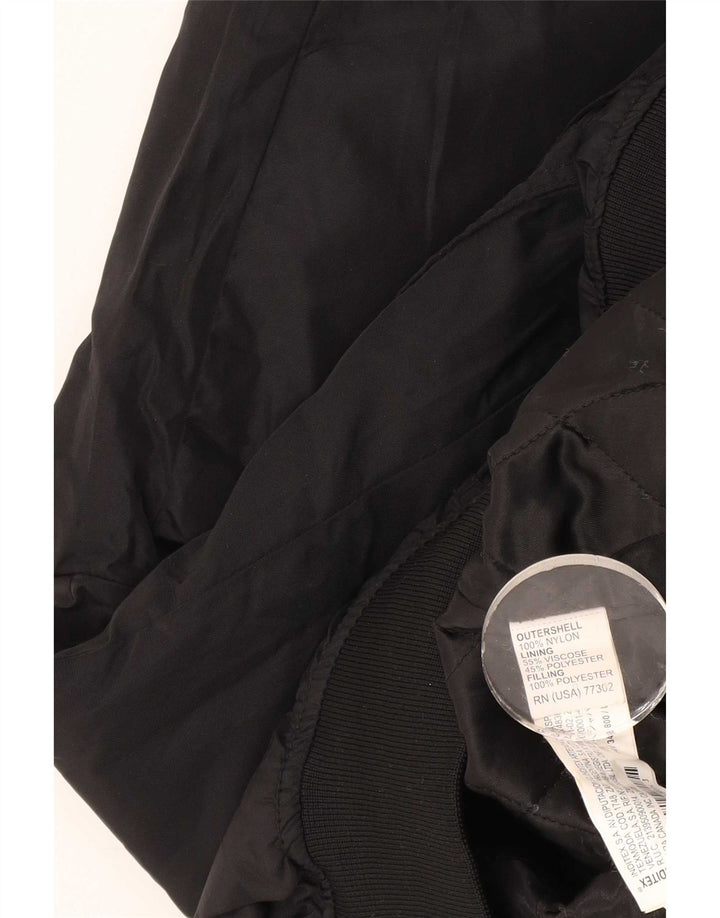 Vintage Herre Utility Jacket UK 38 Medium Black Nylon