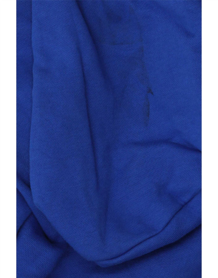 Adidas hættetrøje til mænd, stor blå bomuld