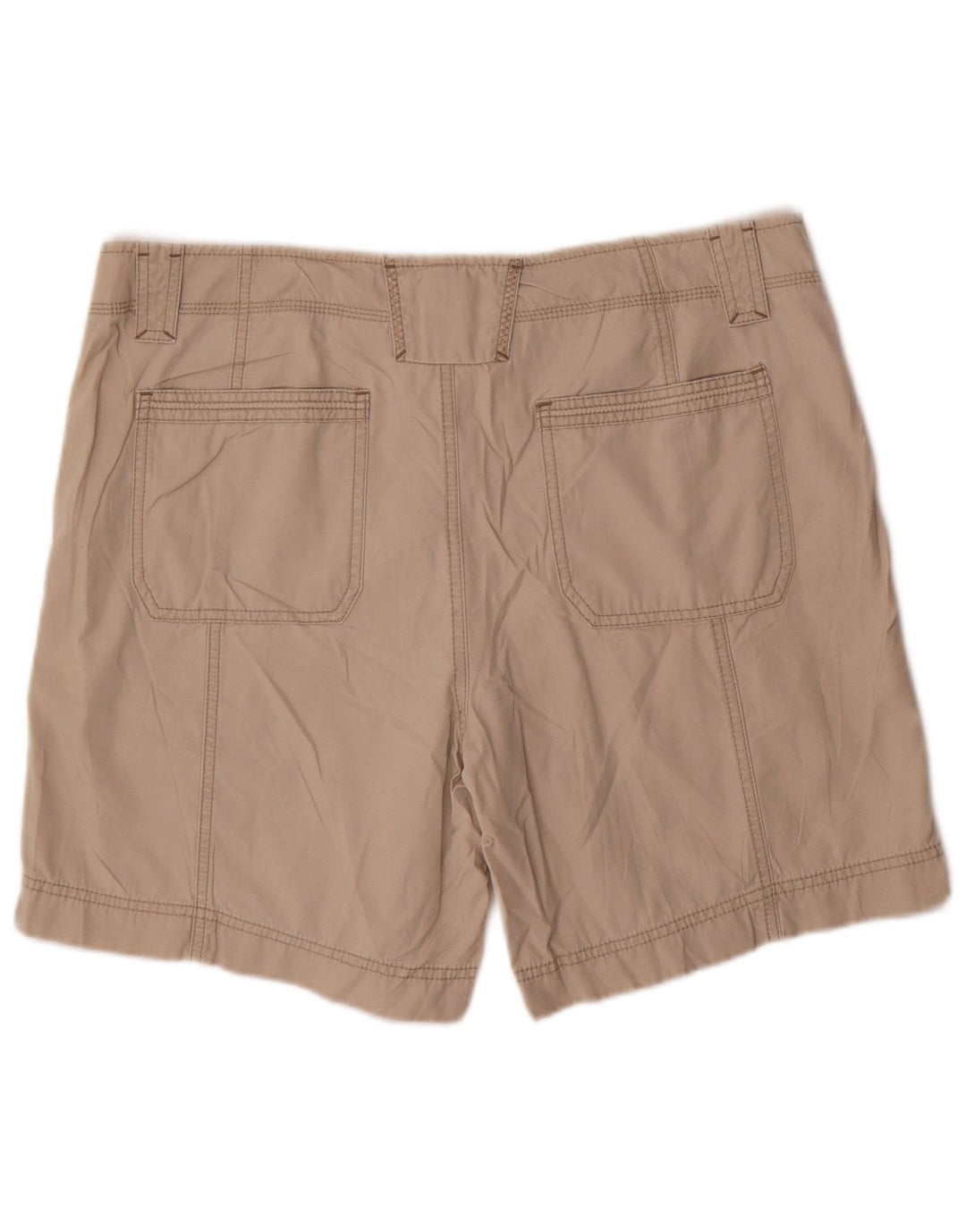 EDDIE BAUER Chino Shorts til kvinder US 16 2XL W38 Beige Bomuld