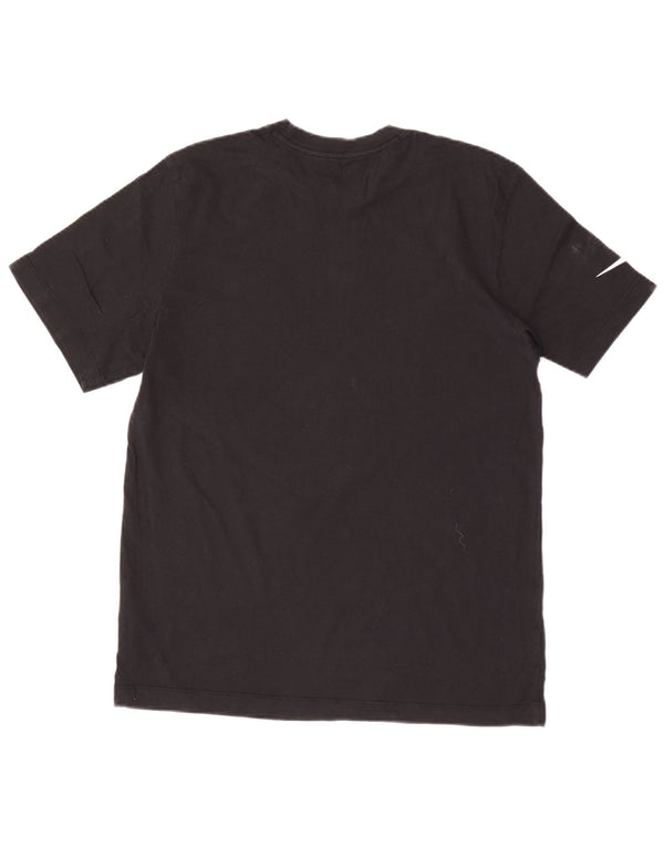 Nike Mens T-Shirt Top Medium Black Cotton