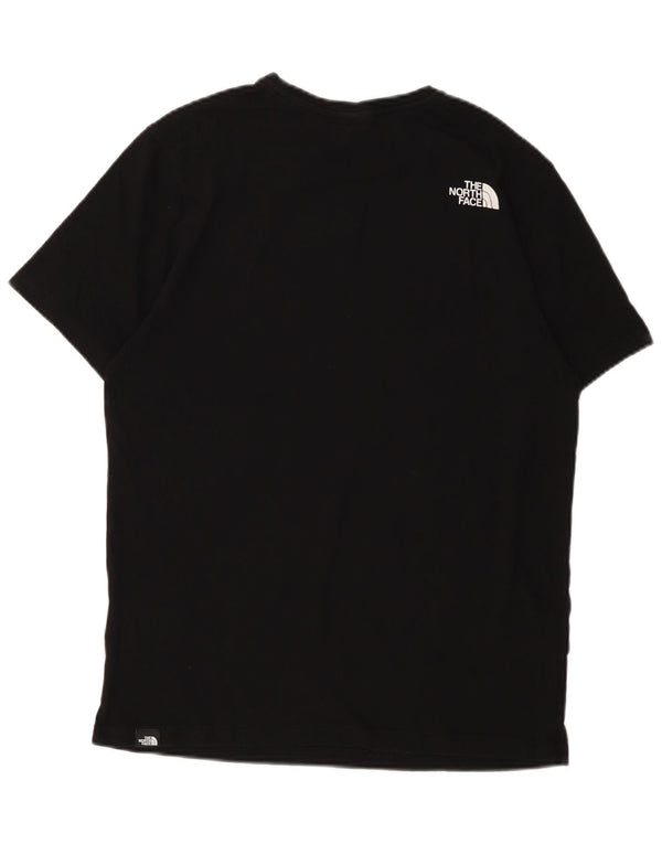 The North Face Herre grafisk T-shirt Top Medium Sort Bomuld