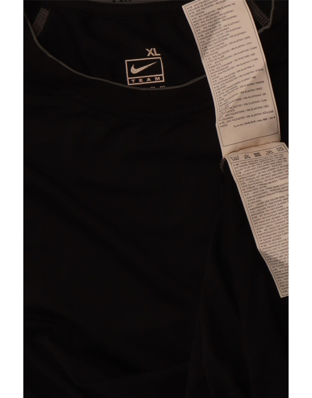 NIKE Damevest Top UK 18 XL Sort Polyester