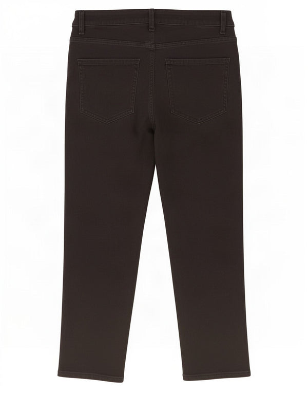 Marks & Spencer Dame Capri Skinny Jeans UK 12 Medium W30 L21 Sort Bomuld