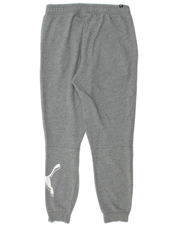 Puma Graphic Tracksuit Bukser til kvinder Joggers UK 14 Medium Grey Flecked