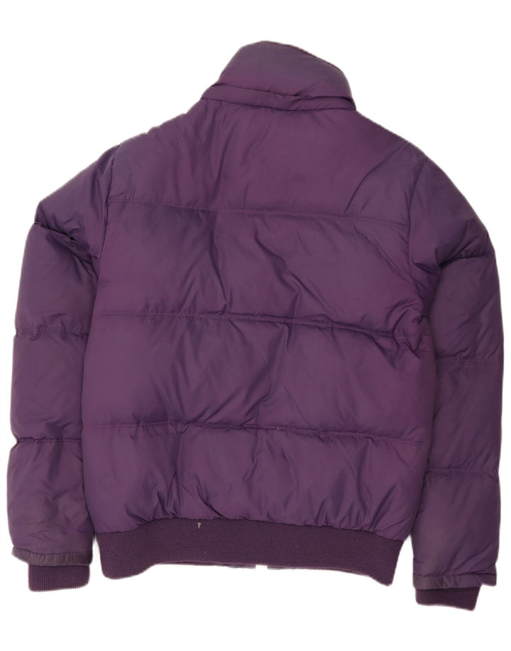 Scotch & Soda polstret jakke til kvinder UK 14 Medium Lilla Nylon