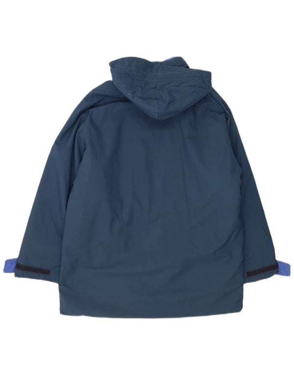 Murphy & Nye Mens Hooded Sherpa Parka Jacket UK 38 Medium Navy Blue