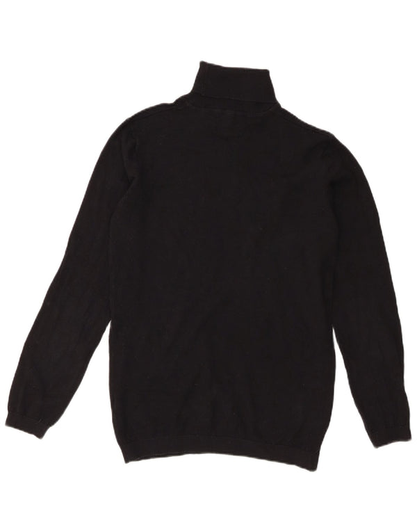 Zara Pige Rullehals Sweater 13-14 År Sort Bomuld