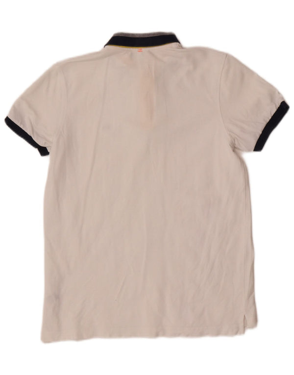 Sun68 Boys Polo Shirt 11-12 År Hvid Bomuld