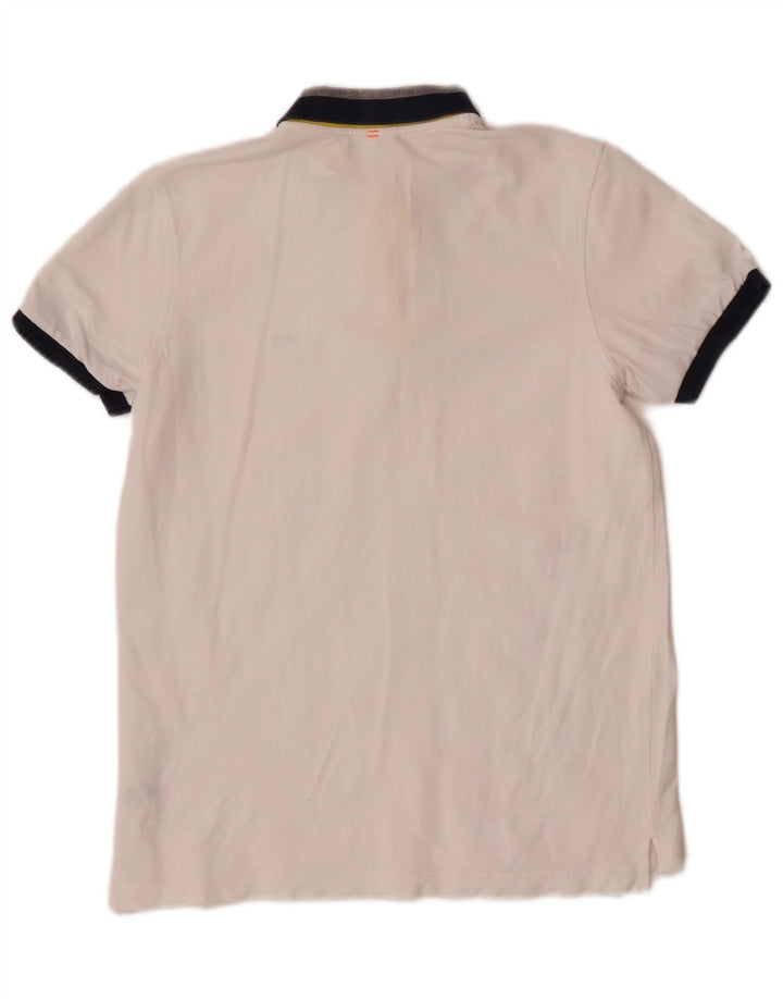 Sun68 Boys Polo Shirt 11-12 År Hvid Bomuld