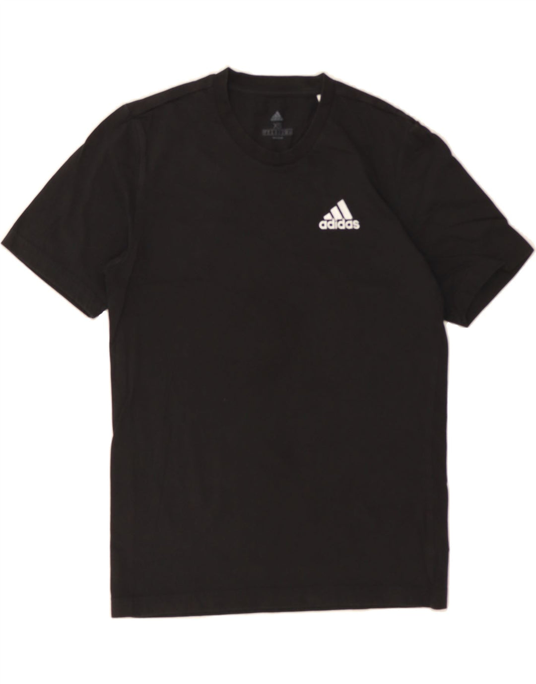 ADIDAS Mens T-Shirt Top XS Black Cotton Vintage Adidas and Second-Hand Adidas from Messina Hembry 