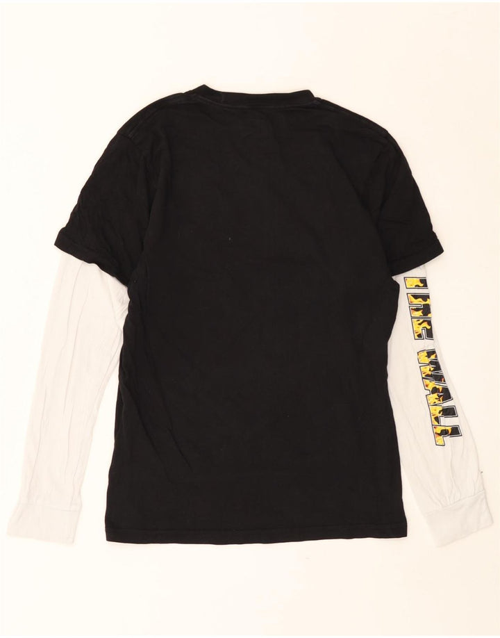 VANS Drenge Grafisk Top Langærmet 13-14 år XL Sort Colourblock