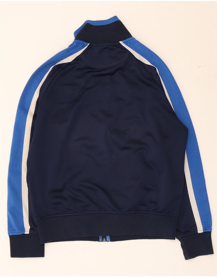 Diadora træningsdragt topjakke til kvinder UK 14 Medium Navy Blue Colourblock