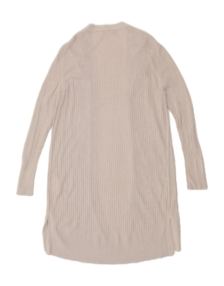 OASIS Womens Longline Cardigan Sweater UK 14 Medium Grey Viscose Vintage Oasis and Second-Hand Oasis from Messina Hembry 