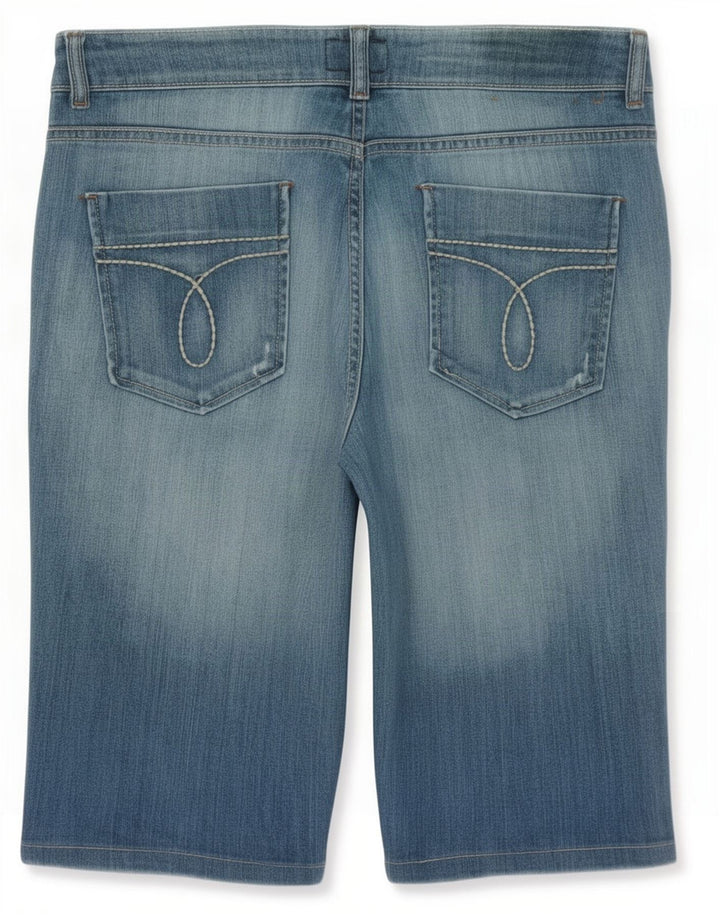 Calvin Klein Dame Denim Shorts Large W33 Blå Bomuld