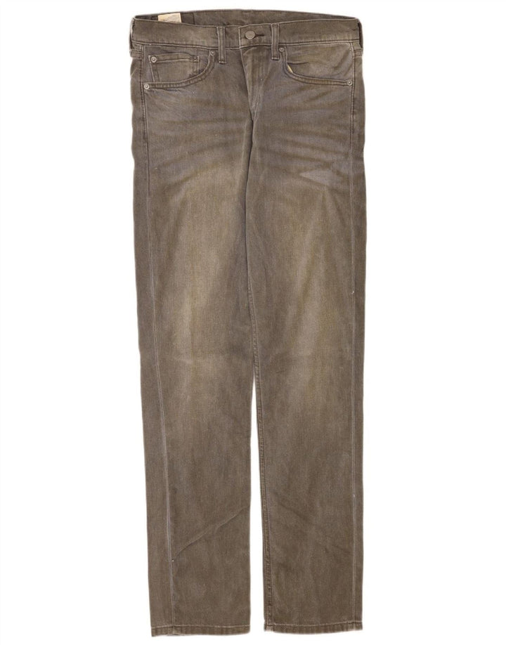 Levi's Herre 511 Slim Jeans W32 L34 Grå Bomuld