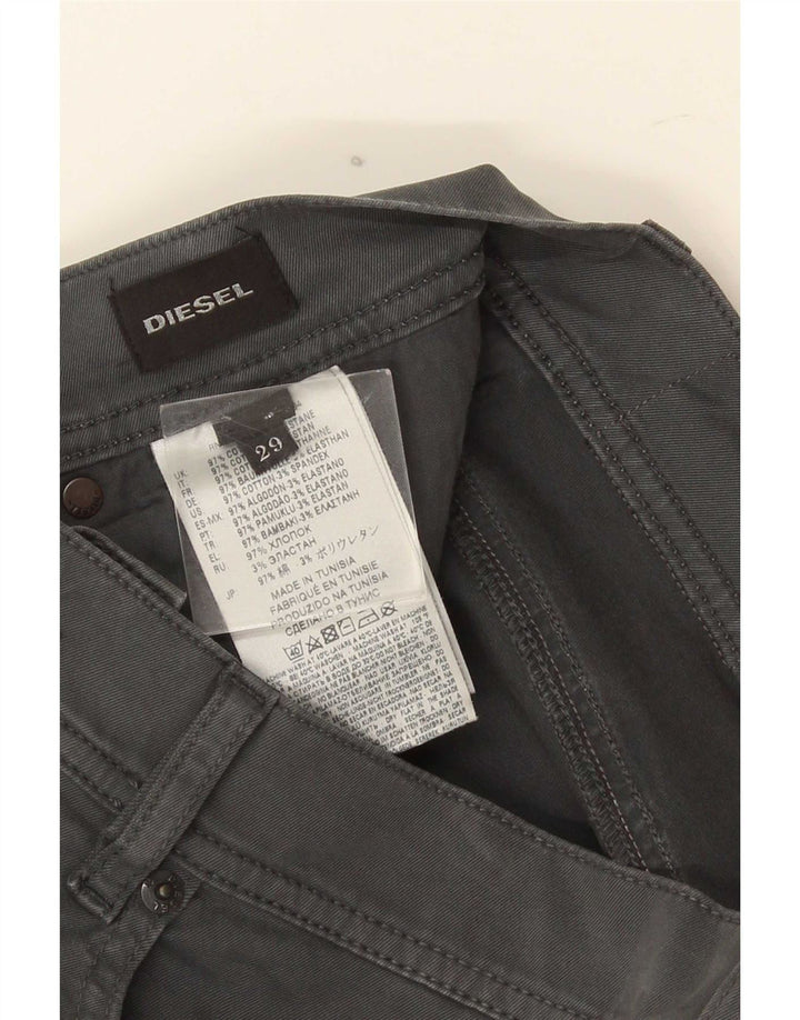 Diesel Herre Slim Casual Bukser W29 L31 Grå Bomuld