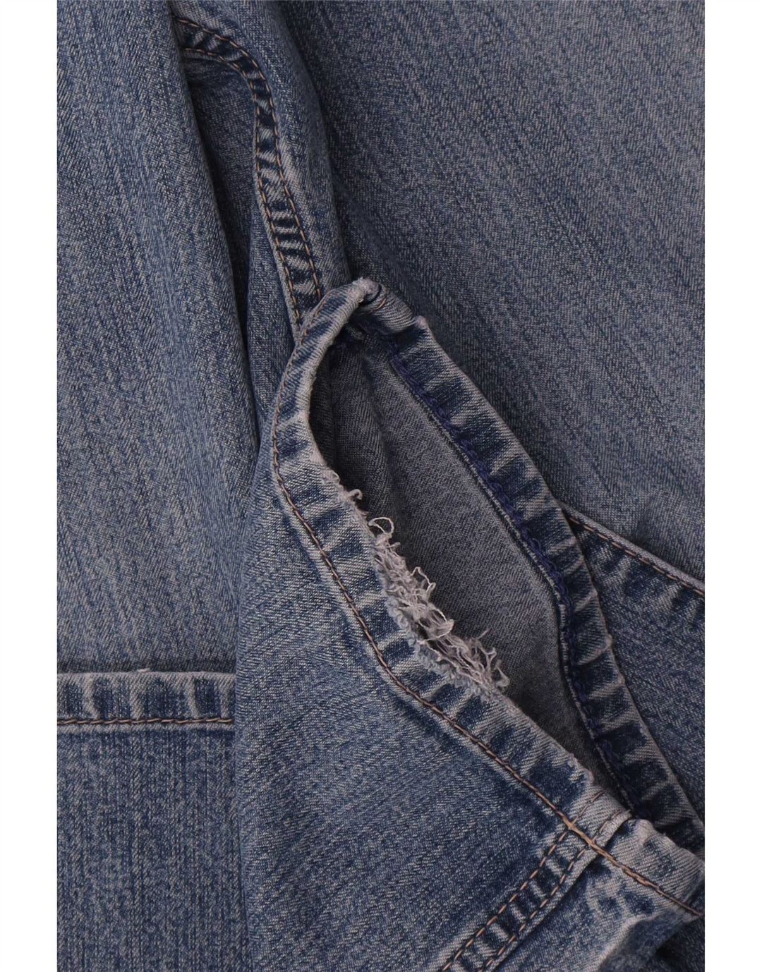 Mustang Dame Tramper Slim Jeans W33 L32 Blå Bomuld