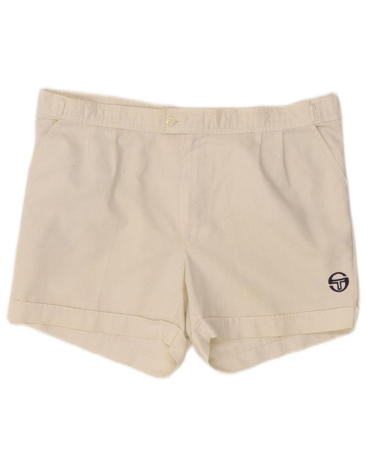 SERGIO TACCHINI Chino Shorts til kvinder W36 Large Off White
