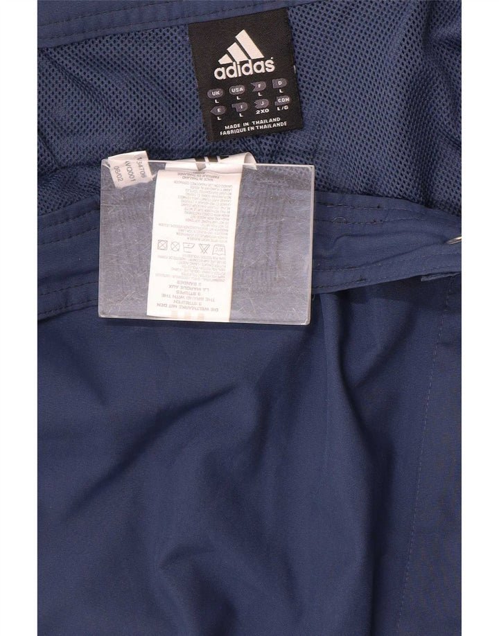 Adidas Herre vandtætte bukser Large Navy Blue Polyester