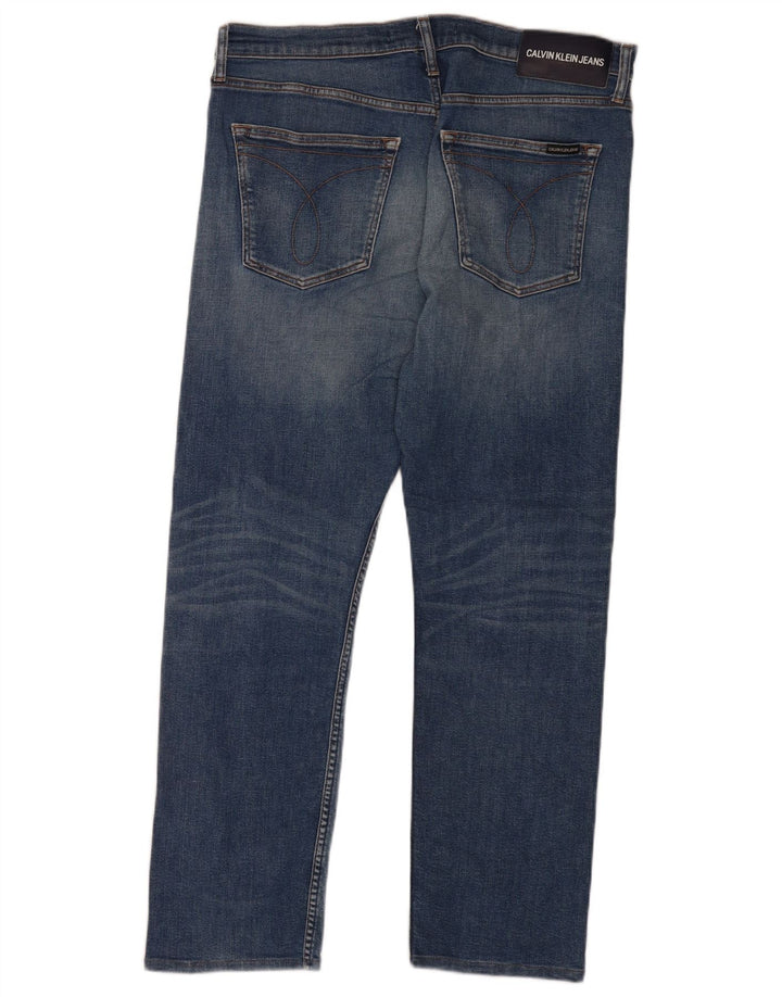 Calvin Klein Herre Slim Jeans W36 L32 Blå