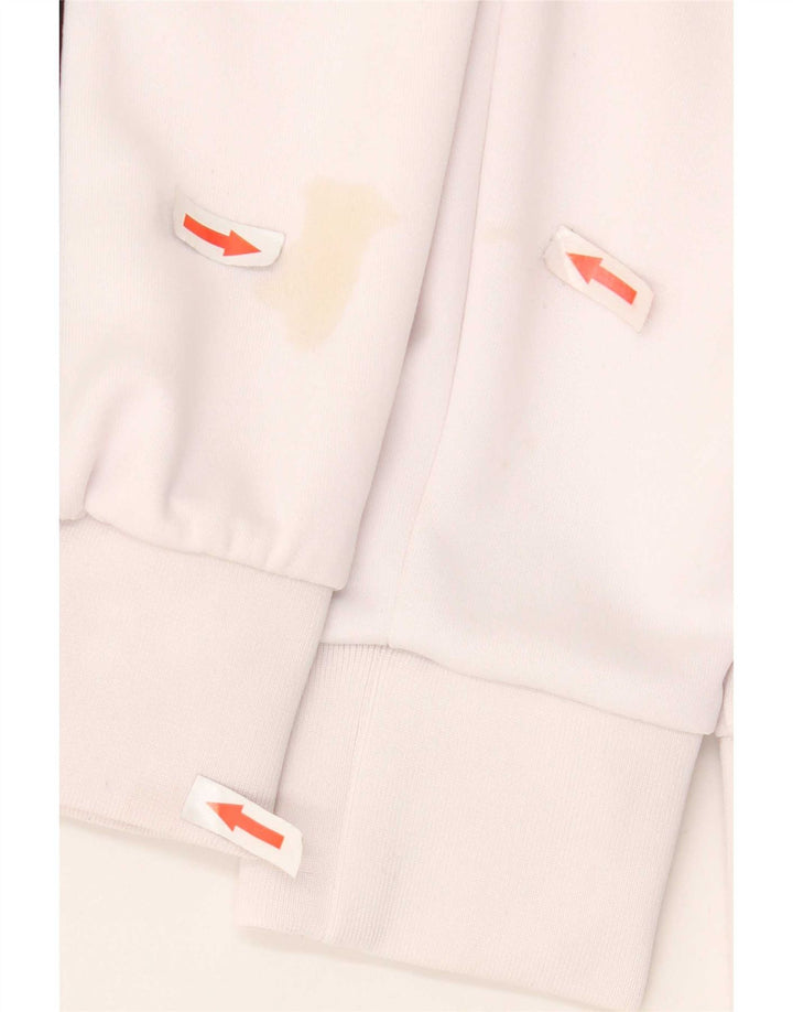 Fila Herre grafisk træningsdragt Topjakke Medium White Colourblock Polyester