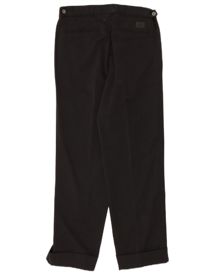 DOCKERS Herre Khakis Lige Chinobukser W33 L30 Sort Bomuld