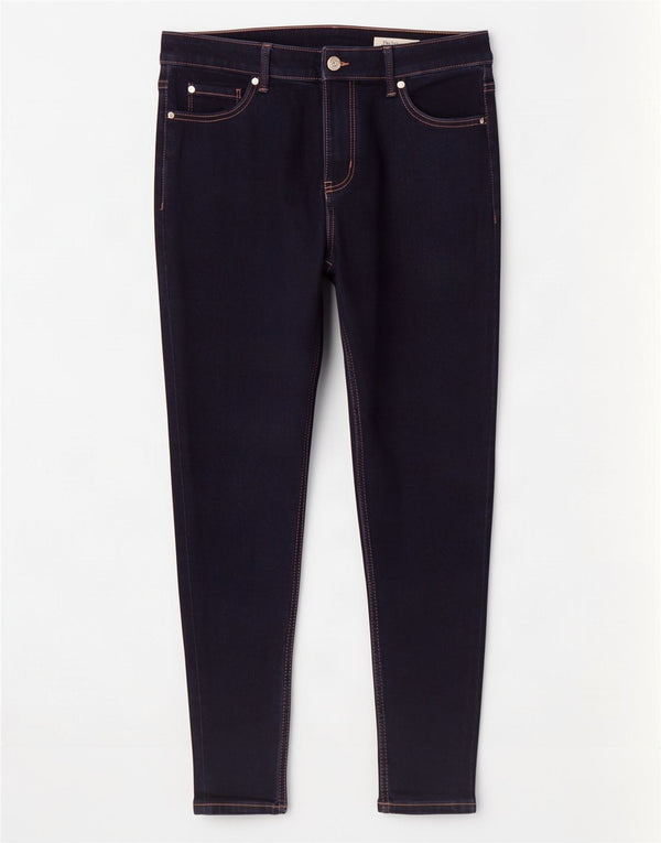 Marks & Spencer Dame The Ivy Skinny Jeans UK 14 Large W34 L25 Navy Blue
