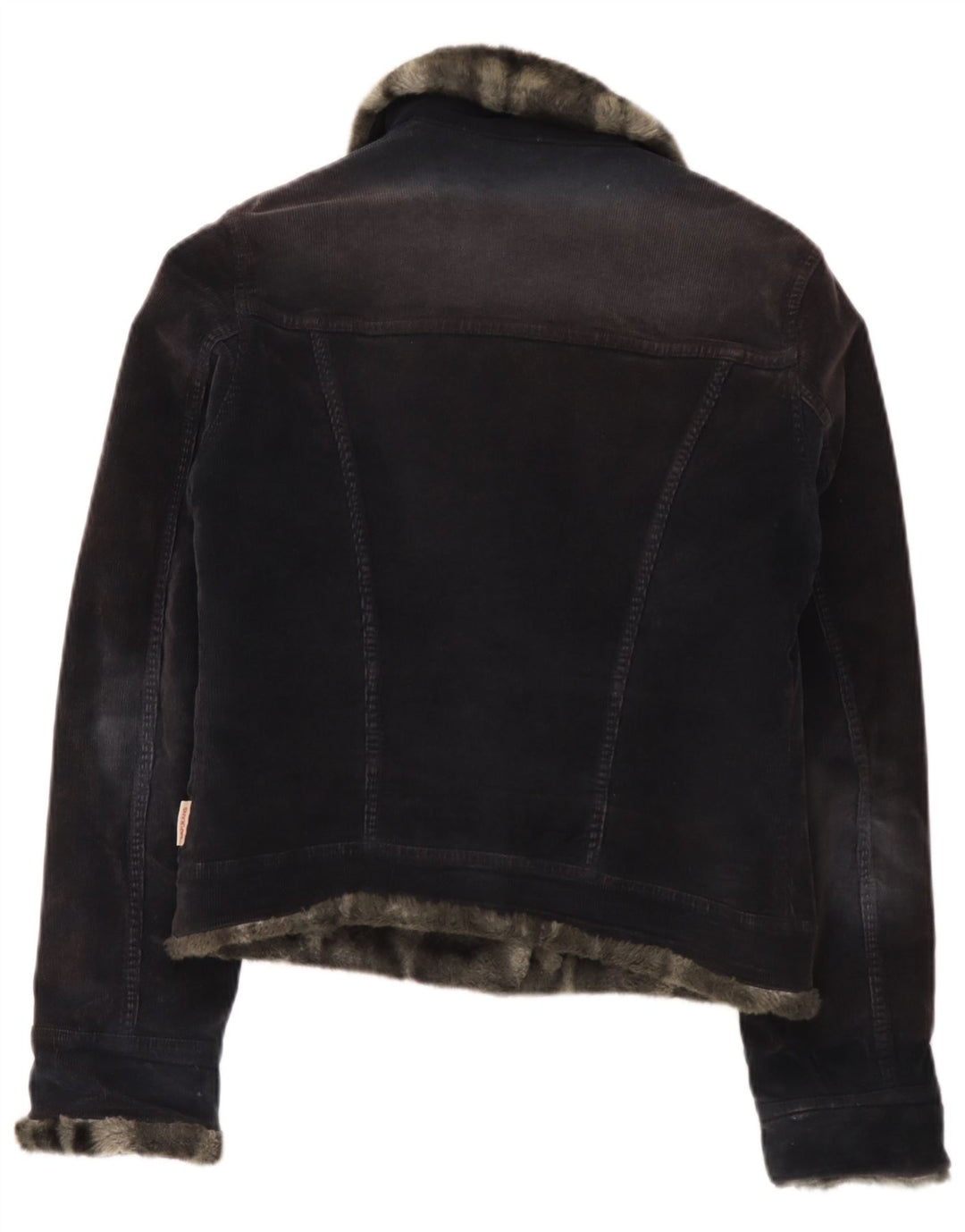 Liu Jo Womens Corduroy Jacket UK 14 Medium Grey Bomuld