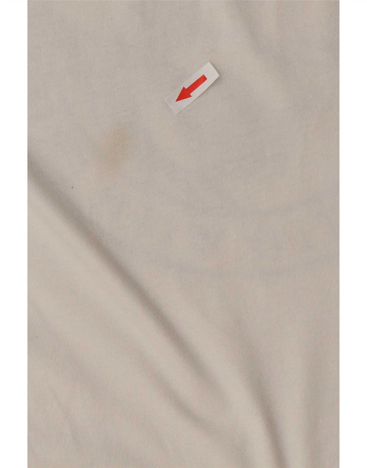 True Religion Herre Grafisk T-Shirt Top XL Hvid Bomuld