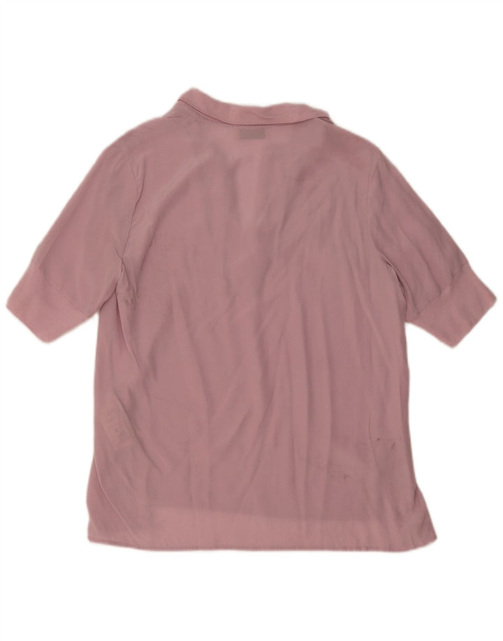 FALCONERI Damebluse Top UK 14 Medium Pink Silke