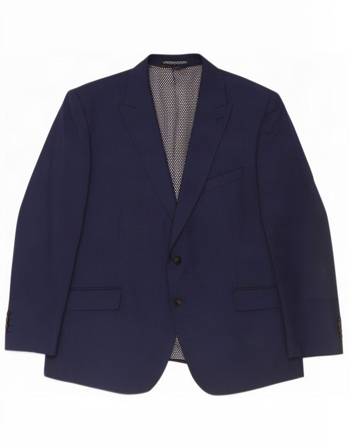 Marks & Spencer Herre 2-knaps Regular Fit Blazer-jakke UK 48 2XL Navy Blue