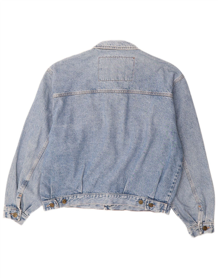 Vintage denimjakke til mænd UK 42 XL blå bomuld
