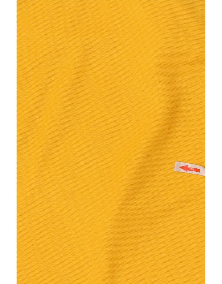 ADIDAS Grafisk T-shirt top til mænd, lille gul colourblock polyester