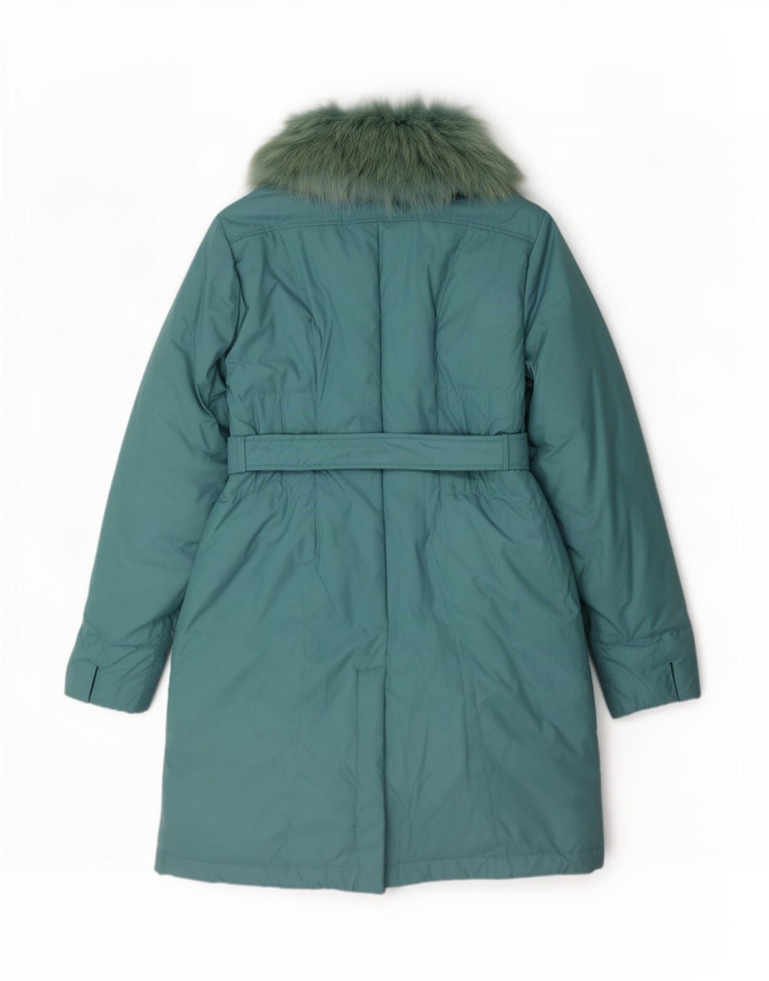 Trussardi Dame Polstret Frakke IT 48 XL turkis polyester