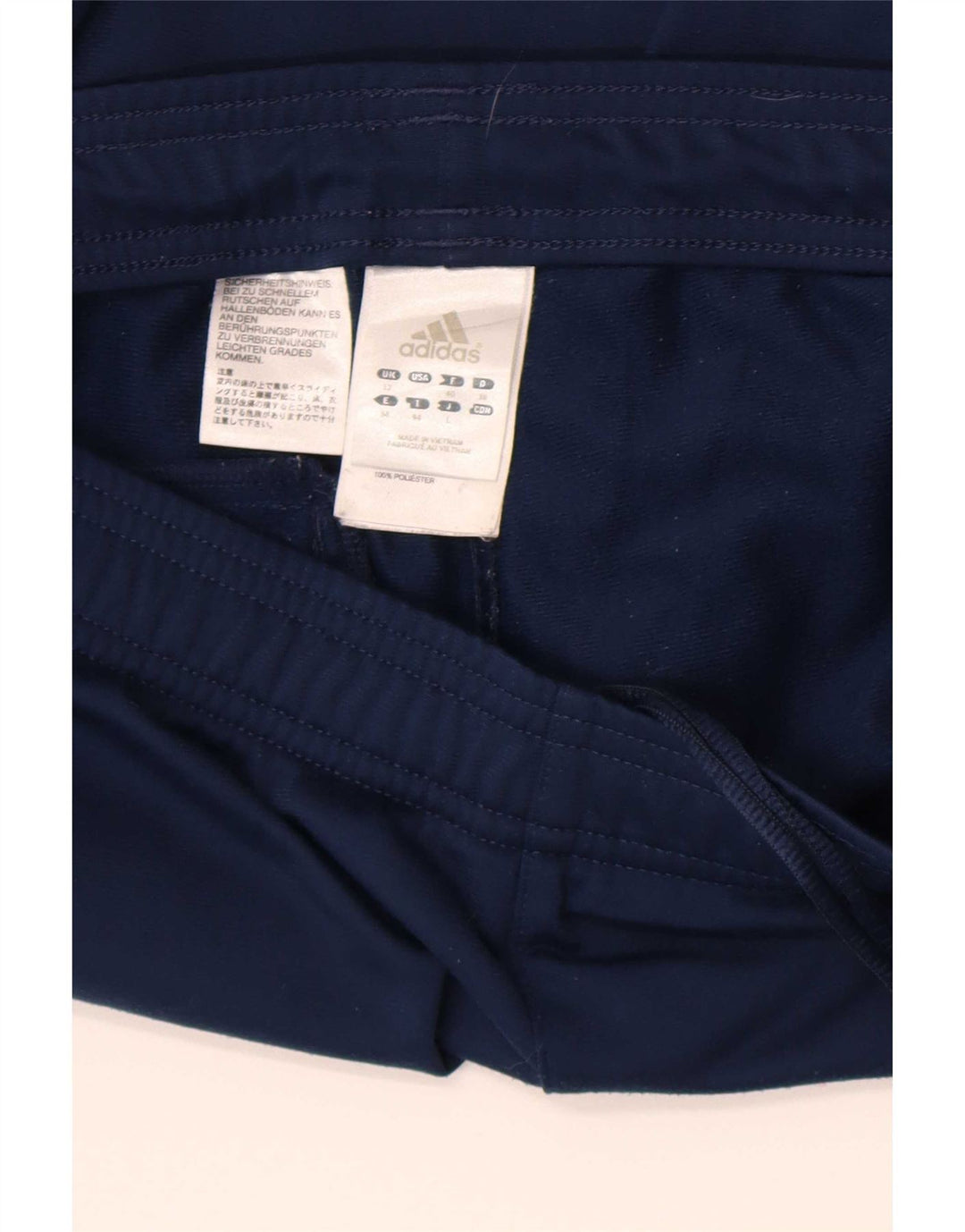 Adidas Træningsdragtsbukser til kvinder UK 12 Medium Blue Polyester